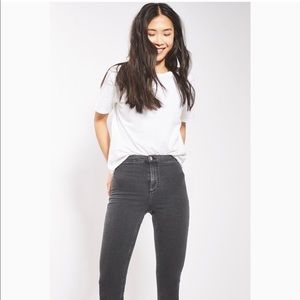Topshop Moto Joni Jeans - Black W26 L30